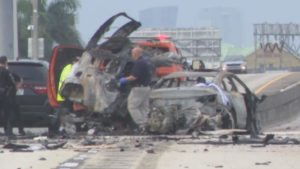 fiery crash