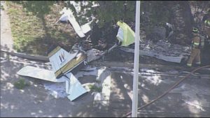 small plane crashed