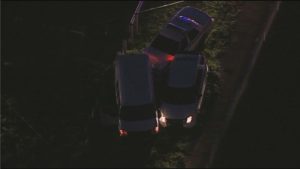 Driver crashes stolen van during police chase