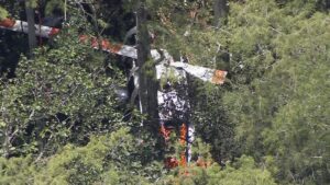 Helicopter crashes